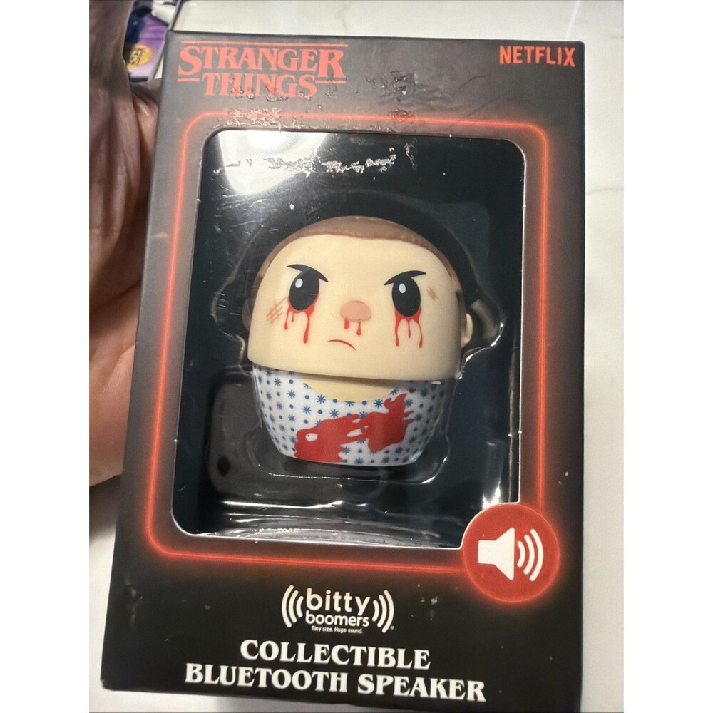 Netflix Stranger Things Eleven Bluetooth Speaker Bitty Boomers Figure SEALED